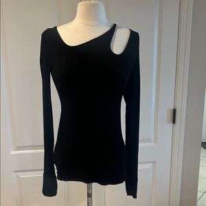 Michael Lauren Black Asymmetrical Women's Top in great condition